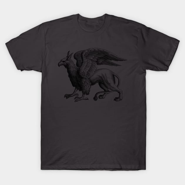 Vintage Griffin, Gryphon T-Shirt by Bootyfreeze